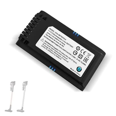 Batterie de rechange pour aspirateur sans fil Samsung JET60 65 70 75 90 Samsung modèle VCA-SBTA60 VCA-SBT90 VCA-SBT90EB. Ne convient pas aux aspirateurs des séries Jet 85 JET95 et Jet Bespoke