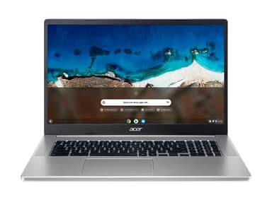 ACER Chromebook 317 CB317-1H-C7TP Ordinateur Portable 17,3'' Full HD, PC Portable (Intel Celeron N4500, RAM 8 Go, 128 Go eMMC, Intel UHD Graphics, Chrome OS), Laptop Gris Argenté