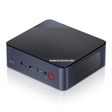 BOSGAME B100 Mini PC, Processeur Intel Alder Lake-N100 (jusqu'à 3,4 GHz), Mini Ordinateur Windows 11 Pro, 16 Go de RAM, SSD 512 Go, Mini Ordinateur de Bureau pour Entreprises