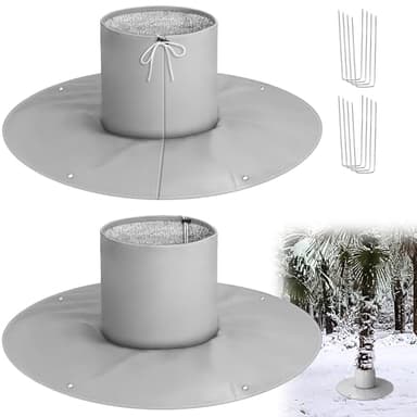 GIONAR 2 Pièces Protection Palmier Hiver - Housse D'hivernage pour Palmier - Protection Contre Le Froid,Plantes jusqu'à 35 cm de diamètre, Ø 100 cm