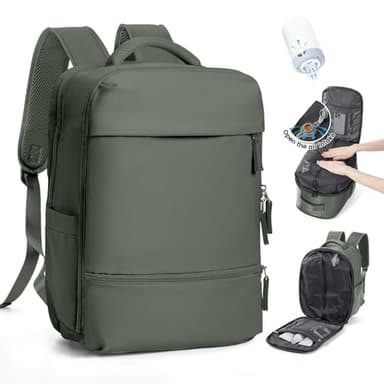 SZLX Sac à Dos Sous Vide Bagage à Main Pour Femmes, Sac à Dos Airbag Avec Système De Vide Pour Le Voyage, Ryanair Travel Ruscksack Taille Cabine Avec Pompe étanche Valise Sous Vide Pour Homme