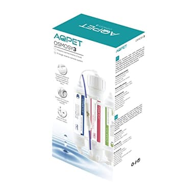 AQPET OSMOSY3 Usine d'osmose Inverse pour Production d'eau osmotique pour Aquarium, Membrane de 50 gallons (190 litres) / Jour pour Aquarium, Blanc