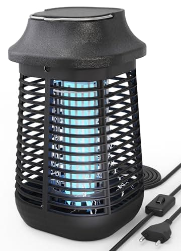 Lampe Anti Moustique 4200V 15W UV,utilisée pour Tuer Les moustiques et Autres Insectes Volants, Convient pour intérieur et extérieur