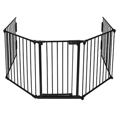 VOUNOT® Barrière de sécurité 3M Grande Version avec Kit de Montage Barrière de Protection Cheminée 5 Panneaux Préassemblé