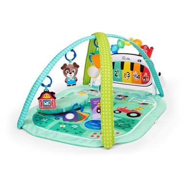 Baby Einstein Tapis d'Éveil Musical 4-en-1 Kickin' Tunes Meadow, Découverte Musicale et Linguistique, Collection Farm Explorers, dès la Naissance