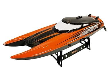 DF Models Avanti BR V2 3640 Bateau RTR brossé (L x l x H) 44 x 12 x 10 cm, Environ 580 g, à partir de 14 Ans, avec Batterie et câble de Charge USB, Catamaran de Course télécommandé, Jouet