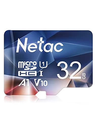 Netac 32Go Carte Micro SD A1, U1, C10, V10, UHS-I, Vitesse Jusqu'à 100 Mo/s en Lecture et 10 Mo/s en écriture, Carte Mémoire Idéale pour Téléphone, Caméscope, Nintendo Switch, GoPro, Tablette