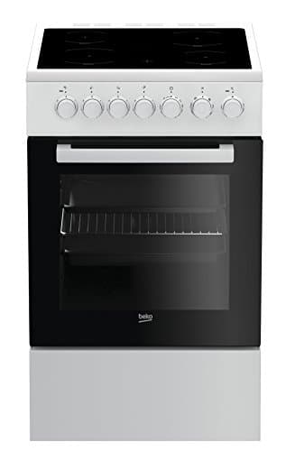 Beko fsm571 00gw Cuisinière (électriques/autonome)/50 cm/témoin de chaleur résiduelle/Noir