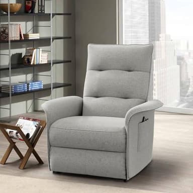 Ordeluxe Fauteuil Relax électrique avec Dossier inclinable, capacité 150 kg - Confort élégant pour la Maison et Le Bureau