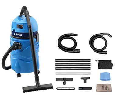 Lavor SWIMMY Aspirateur pour piscines, pour nettoyer les sols de tous les types de piscines. 1600 Watt max, 27 kPa, 70 l/s, réservoir 20 litres Bleu Clair