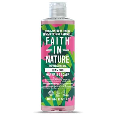 Faith In Nature, Shampooing Naturel au Fruit du Dragon Faith In Nature, Revitalisant, Vegan & Cruelty Free, Sans Parabènes & SLES, Pour Tout Type de Cheveux, 400ml