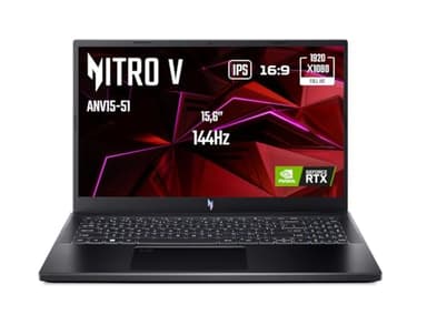Acer Nitro V 15 ANV15-51-98ST, Ordinateur Portable Gaming 15.6'' Full HD IPS 165Hz, (Intel Core i9-13900H, NVIDIA GeForce RTX 4060, RAM 32 Go, SSD 1024 Go, Windows 11 Home) PC Portable Gaming, Noir
