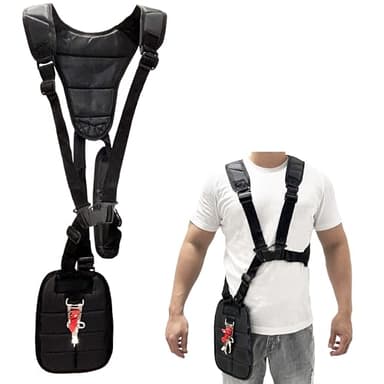 Hippotech Sangle D'épaule pour Débroussailleuse de Jardin, Tondeuse à Gazon, Ceinture en Nylon pour Harnais Débroussailleuse