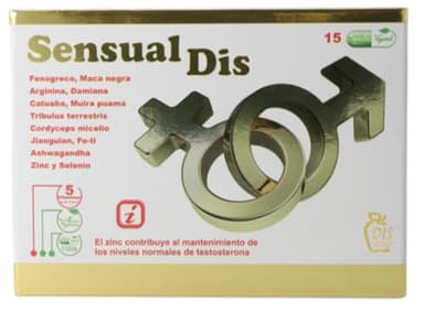 Niveaux de testostérone Sensualdis 15 capsules végétales