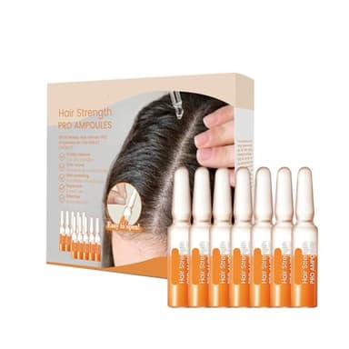 Ampoules Forte Sérum Capillaire,Soin Naturel Anti-Chute,7pc Ampoules Fortifiantes Pour Cheveux 2ml,Protocole Anti-Chute Cheveux,Augmente la Densité Capillaire