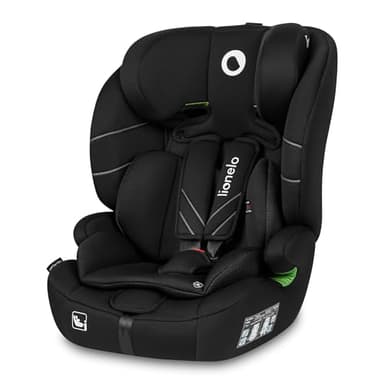 LIONELO LEVI ONE I-SIZE Siège auto bébé 76-150 cm, groupe 1 2 3, protection latérale, 10 degrés de réglage de l’appui-tête, accoudoirs inclinables confortables, R129 i-Size
