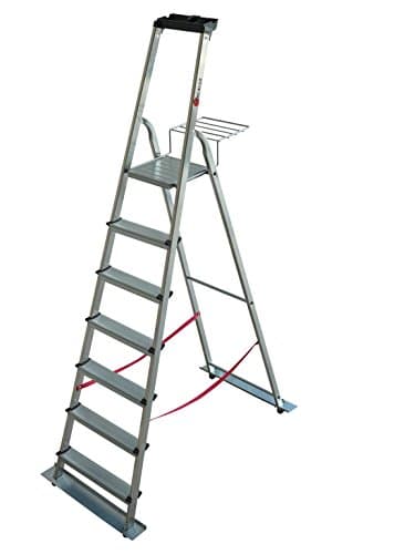Escalux V23507 JARDIMIXTE Escabeau spécial Jardin 7 marches, Gris