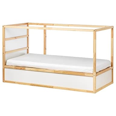 IKEA Kura Lit réversible Blanc/pin 90 x 200 cm