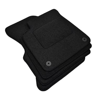 J&J AUTOMOTIVE | Tapis De Sol Noir Velours sur Mesure pour MG EHS Depuis 2019 4 pcs, Base Antidérapante,Tapis conducteur renforcé, avec Attaches