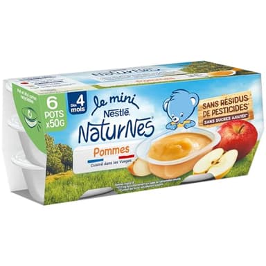 NESTLÉ BÉBÉ - MINI POMMES DES 4-6 MOIS 6x50g