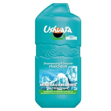 Ushuaïa Shampoing Douche Fraicheur Minéraux Marins 280ML