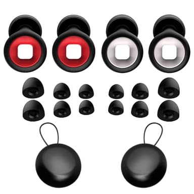 MUNSKT Bouchons d'Oreille Moto, Bouchon d Oreille Anti Bruit Réutilisables - 27dB Réduction Bruit - Pour Sommeil Concerts - Silicone Confortable
