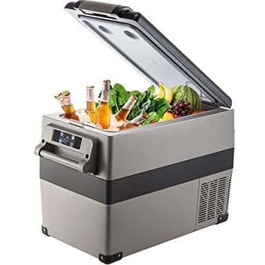 VEVOR Réfrigérateur Portable à Compression 45 L,Réfrigérateur de Voiture 693 x 345 x 456 mm，Mini Frigo Glacière Électrique 60W Réfrigération Rapide Conduite Sécurisée pour Maison/Voiture/Camping