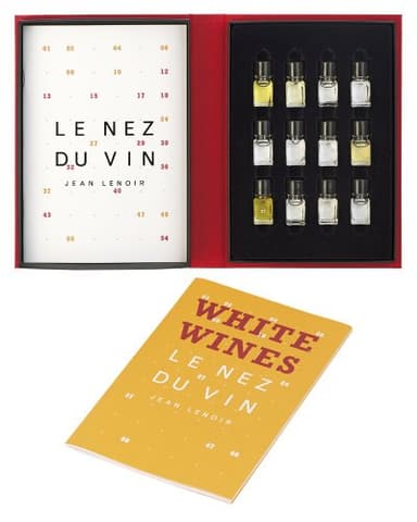 Le Nez du Vin : Les Vins Blancs et le Champagne 12 arômes (en anglais) (coffret toile)