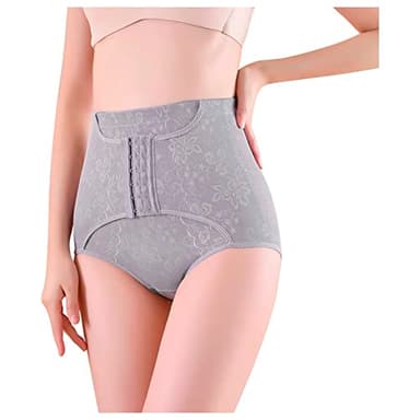 AEGJEGVD 2024 Gaine Amincissante Post Accouchement Gainante Ceinture Post Partum Corset Minceur Gaine Amincissante Sculptante Ventre Plat Invisible Cycliste Shorty Femme Short Gainant Shapewear