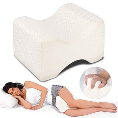Dioxide Oreiller orthopédique pour Genou, Coussin Jambes Ergonomique pour Les Hanches, Le Dos, Les Jambes, Les Genoux, Choix idéal pour Dormir sur Le côté
