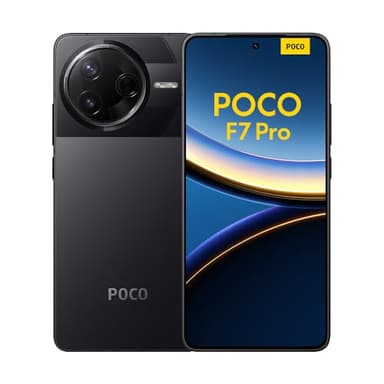 XIAOMI Smartphone POCO F7 Pro, 12+256, Noir, Batterie 6000mAh, HyperCharge 90W, HyperAI (Chargeur Non Inclus)