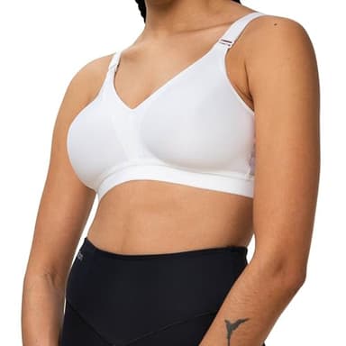 Triumph Femme Triaction Wellness Sports Bra Non-wired, Blanc, 90B EU