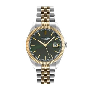 Lee Cooper Homme Analogique Quartz Montre avec Bracelet en Métal LC07215.250