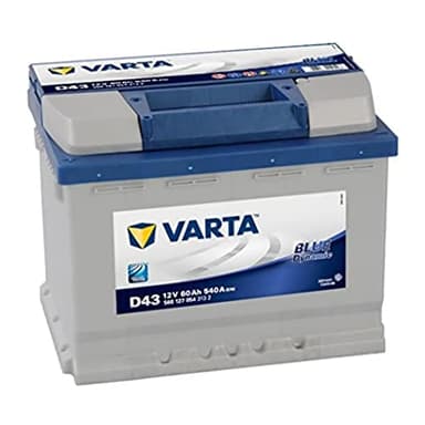 Varta Blue Dynamic D43 Batterie Voitures, 12 V 60Ah 540 Amps (En)