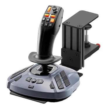 Support de montage de bureau pour bâton de vol compatible avec Logitech G Extreme 3D Pro Joystick, Turtle Beach VelocityOne Flightstick, Thrustmaster T.Flight HOTAS