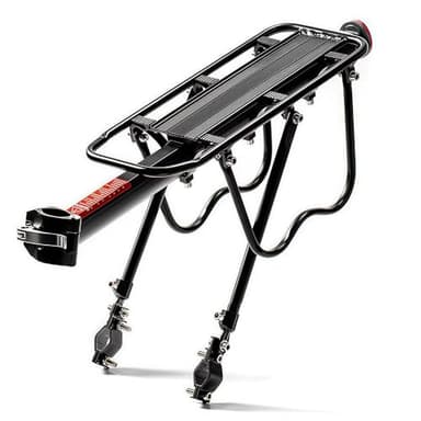 Porte-Bagages arrière pour vélo, capacité de 50 kg, avec Support réfléchissant et réglable à dégagement Rapide pour vélo de Montagne