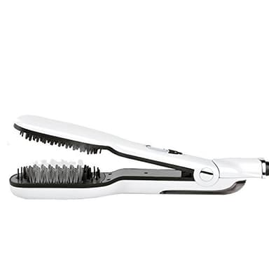 PERFECT BEAUTY Fer à lisser à vapeur professionnel Steam Max | Contrôle de la température numérique 230 °C max. | Répare la fibre capillaire, couleur blanche