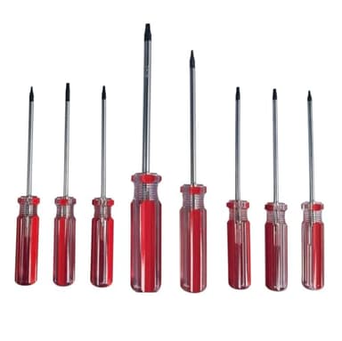 Ensemble de 8 tournevis torx, tournevis magnétique torx de 75 mm, tournevis étoile T4-T15 pour réparation informatique, outils automobiles et appareils ménagers
