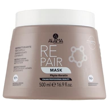 Alama Professional Repair Masque restructurant pour cheveux abîmés et abîmés 500 ml