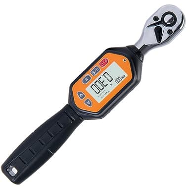 Beslands Clé Dynamométrique Numérique 1/4 - Intervalle 0.3-10 Nm (0.22-7.37 ft.lbf) Précision Horaire ± 2% / Anti-horaire ± 2,5%, Cle Dynamometrique Electronique Professionnelle avec Buzzer et LED