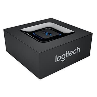 Logitech Récepteur Audio sans Fil, Adaptateur Bluetooth pour PC/Mac/Smartphone/Tablette/Récepteur AV, Sorties 3,5mm et RCA pour Hauts-Parleurs, Couplage Simple, Multidispositifs, Prise EU, Noir
