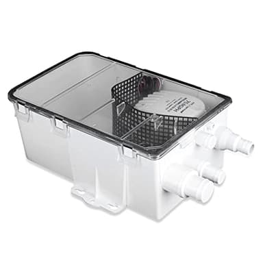 Gorgeri système de pompe de puisard de douche bateau RV cale 12V 750GPH Marine Multi Port boîte de vidange pompe à diaphragme de pression d'eau