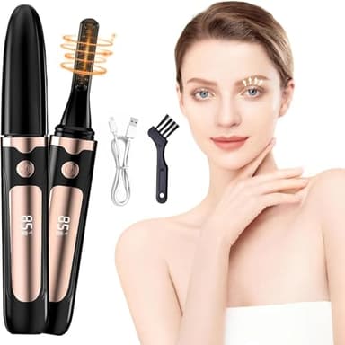 Recourbe Cils Chauffant, Eyelash Curler Rechargeable Recourbe-Cils Portable Électrique Avec 4 Modes de Température Chauffant Rapide Recourbe Cil Professionnel pour Le Soin des Cils