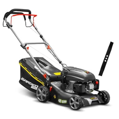 Tondeuse Thermique autotractée 144.3cc - 42cm livrée avec 2 Lames + Mulching - Gardeo Pro