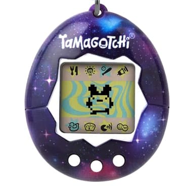 Bandai - Tamagotchi - Tamagotchi Original - Galaxy - Animal électronique virtuel avec écran Couleur, 3 Boutons et Jeux - Jouet Animal interactif en Français - Jouet Enfant 8 Ans et + - 42933