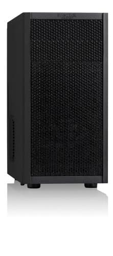 Fractal Design Core 1000 USB 3 - Mini Tower Computer Case - mATX - High Airflow and Cooling - 1x 120mm Silent Fan Included - Brushed Aluminium - Black