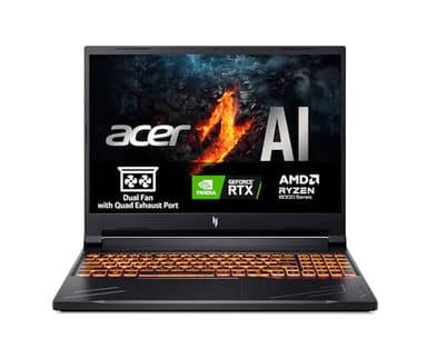 Acer Nitro V 16 ANV16-41-R68V PC Portable Gaming 16" WUXGA IPS 165Hz, AMD Ryzen 7 8845HS, 16Go RAM, 1To SSD, NVIDIA GeForce RTX 4060, Noir, Clavier AZERTY