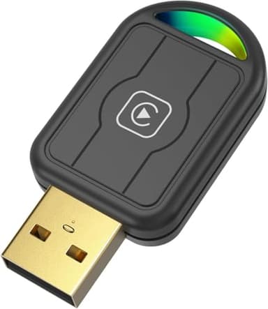 Mini Adaptateur CarPlay sans Fil pour iPhone & Apple – Connexion Automatique, Convertit Le CarPlay Filaire en sans Fil, Plug & Play, Clé USB Compacte pour Voitures avec CarPlay (iOS 10+, 2015+) 1PCS