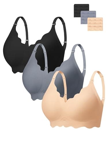 HBselect Soutien-Gorge sans Couture pour Femmes sans Armatures, Soutien-Gorge Bustier rembourré Confortable et Lisse avec Bonnets complets