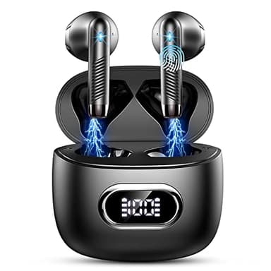 DUSONLAP Bluetooth Oreillette Traducteur Instantané - Écouteur Traducteur En Temps Réel Portable Et Compact